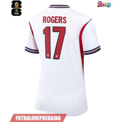Lacne Ženy Futbalové dres Anglicko Morgan Rogers #17 MS 2026 Krátky Rukáv - Domáci